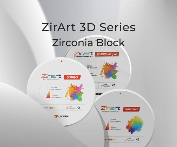 كتل الزركونيا الاحترافية ثلاثية الأبعاد من سلسلة ZirArt لطب الأسنان الاحترافية