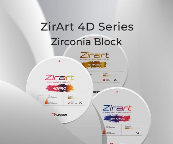 كتل زير آرت 4D سلسلة زركونيا الأسنان الاحترافية 4D