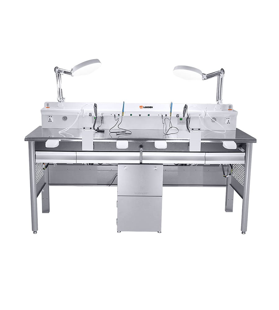 سطح عمل مزدوج R-305 - لودين دنتال – Shenzhen Lodden Medical Technology Co., Ltd., Instrumente für Zahntechnik