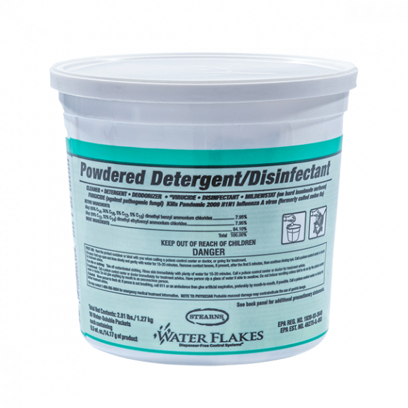 Water Flakes Powdered Detergent / Disinfectant