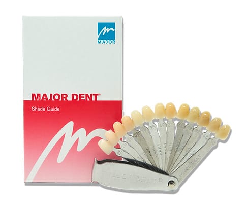 Major Dent Shade Guide – Major Prodotti Dentari S.p.A., Gipszusätze, Stumpflacke und Gipslöser