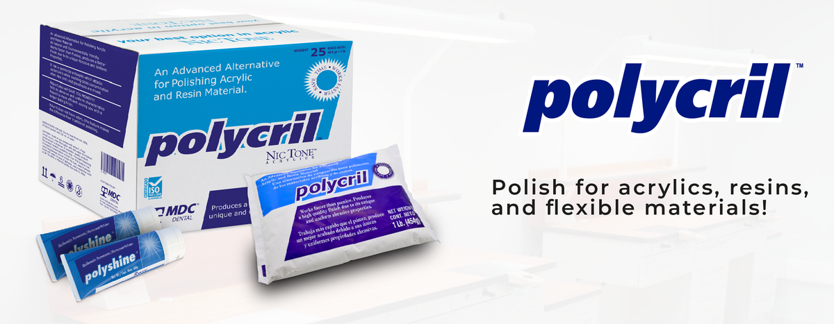 Polycril | Advanced Alternative Polish – MDC Dental, Strahlmittel