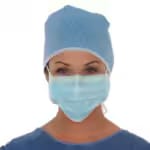 Surgical mask with ties – MEDISTOCK, Mundschutz