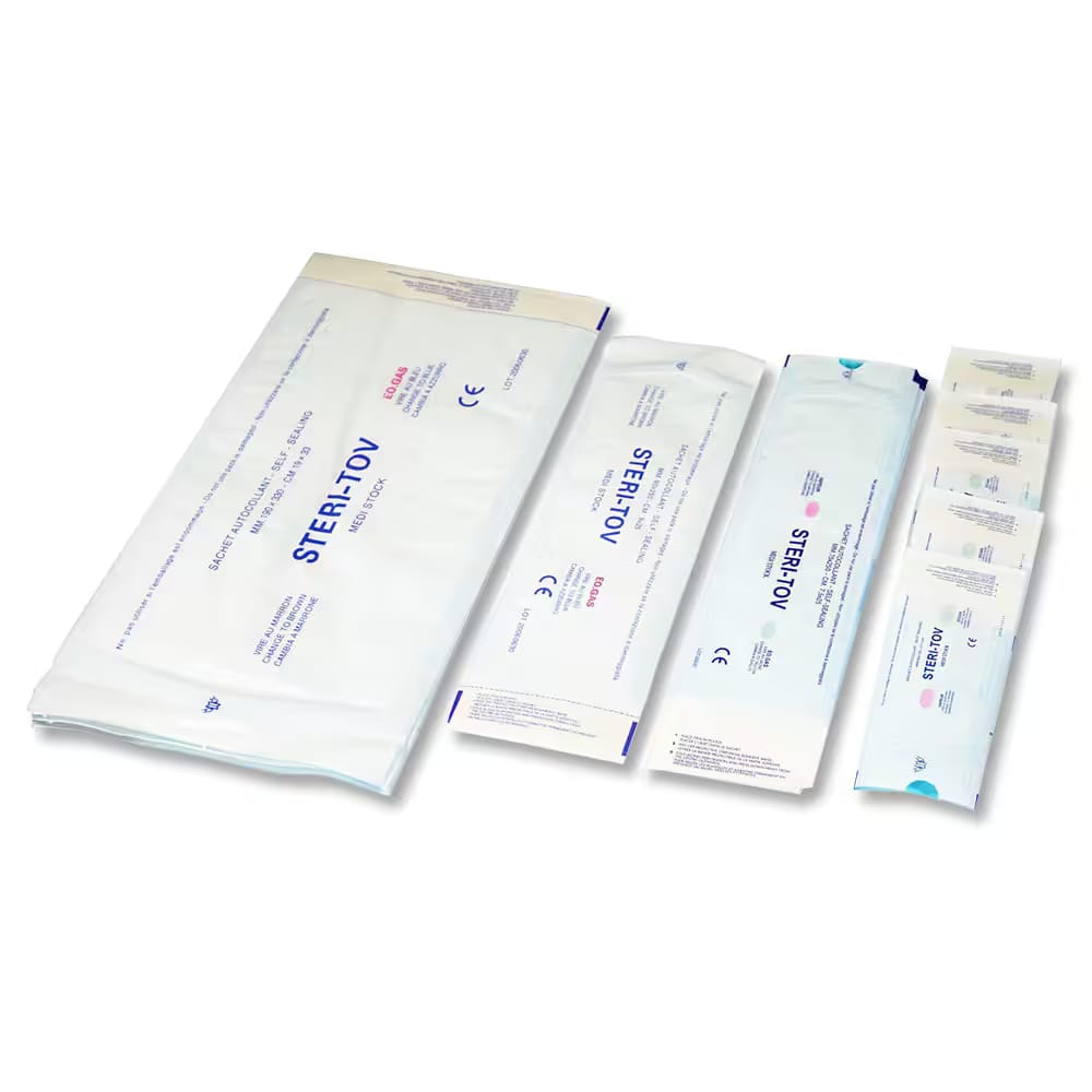 Self seal sterilization pouch steri-tov – MEDISTOCK, Sterilisationsschläuche und -beutel