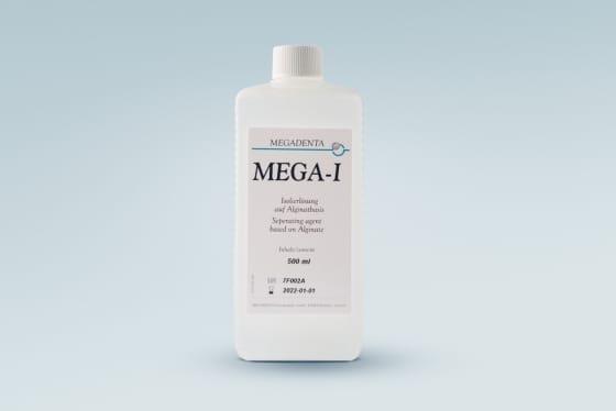 Mega I - Alginat-Isolierlösung – MEGADENTA Dentalprodukte, Zahntechnikartikel