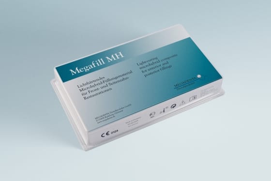 Megafill MH – Lichthärtendes Universal-Mikrohybrid-Komposit – MEGADENTA Dentalprodukte, Composites