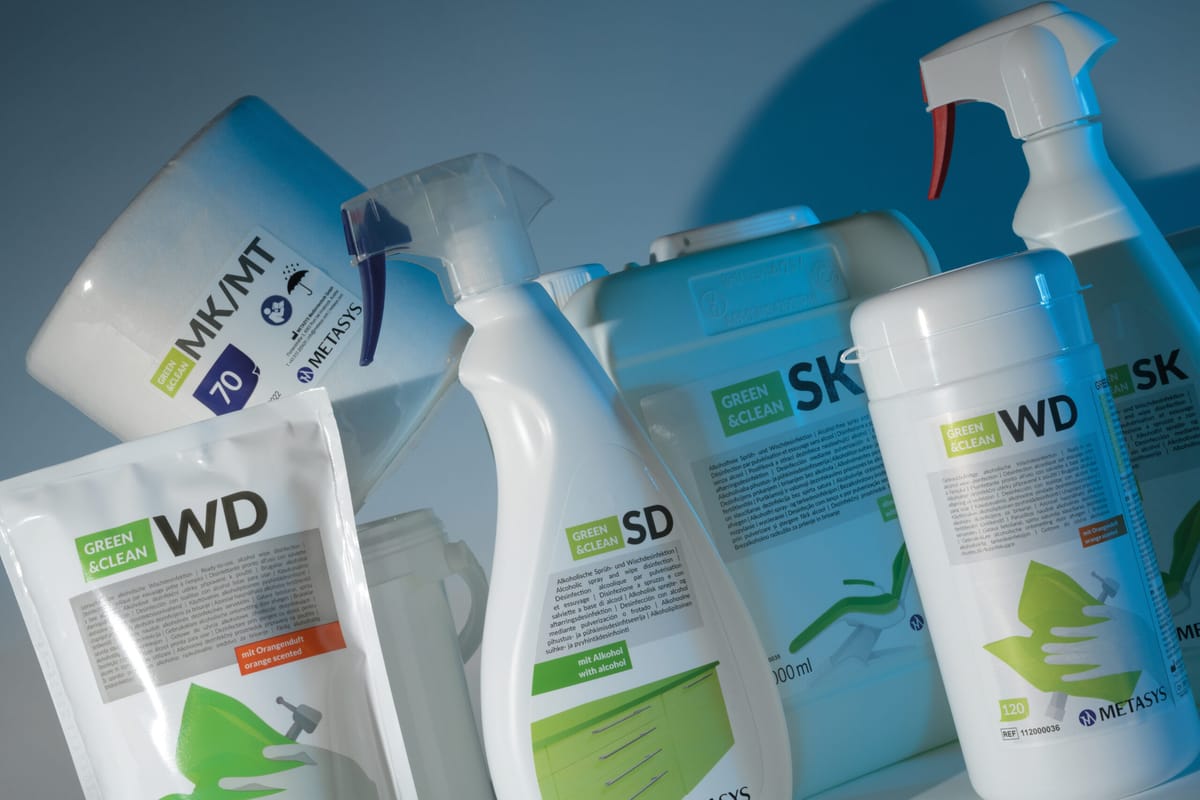 GREEN&CLEAN Hygiene Products – METASYS Medizintechnik, Desinfektion