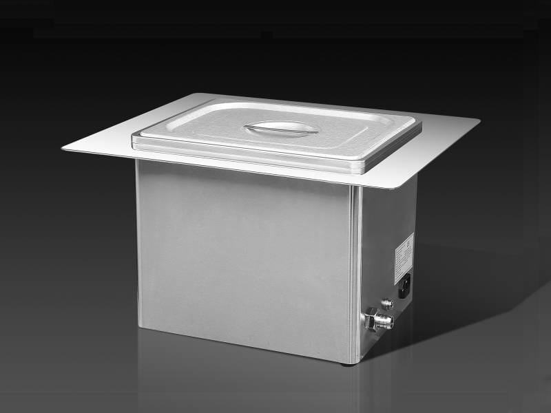 MHC 100E – Einbau-Ultraschallbad 10L hohe Kapazität für Zahnarztpraxis, professionelle Reinigung 40 kHz, digitale Heizung und Timer – MHC Technology, Ultraschallgeräte