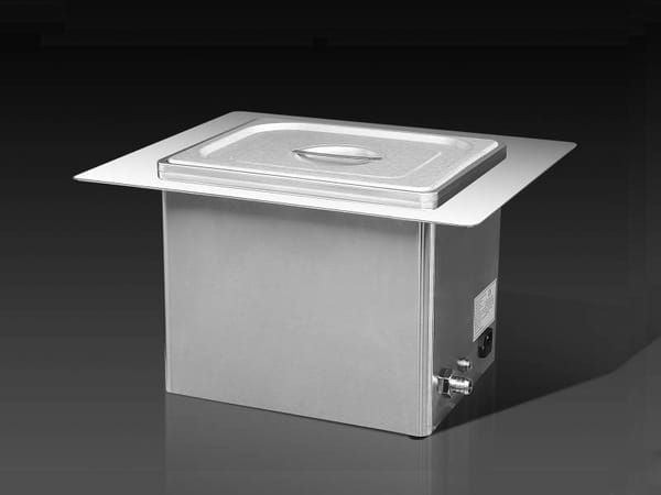 MHC 100E – Einbau-Ultraschallbad 10L hohe Kapazität für Zahnarztpraxis, professionelle Reinigung 40 kHz, digitale Heizung und Timer