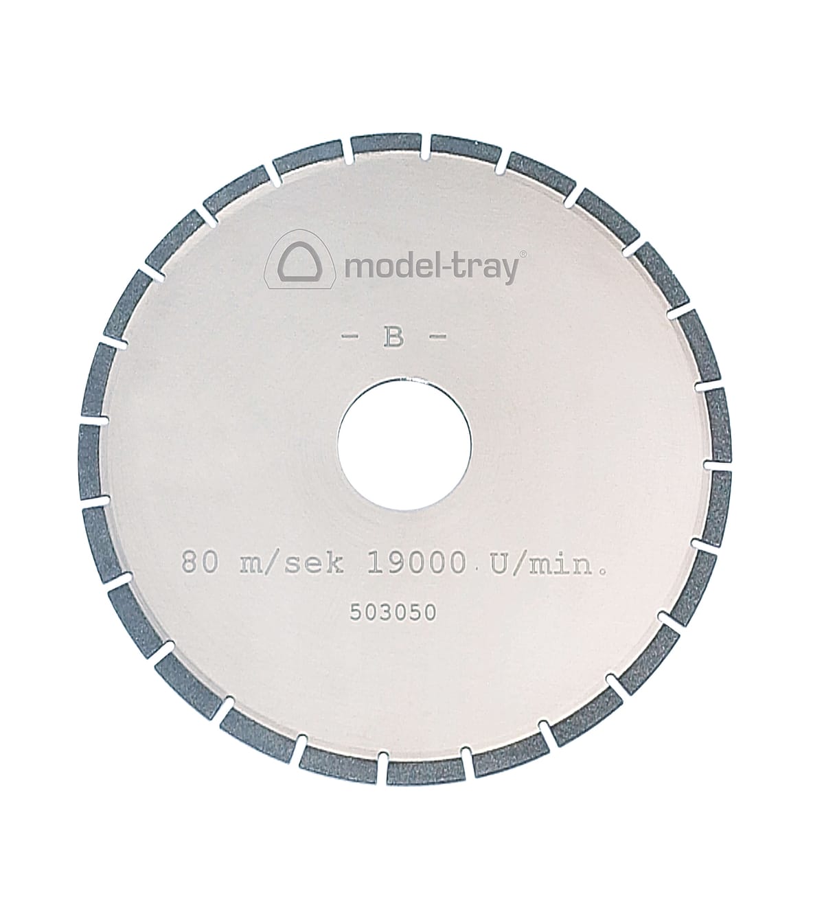 Diamant-Sägeblatt B – model-tray, Rotierende Instrumente Labor