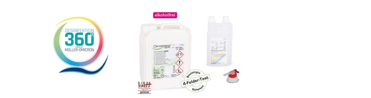 Dentalrapid soft SD Pur – Müller-Omicron, Flächendesinfektion