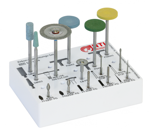 Zirkon-Bearbeitungs-Set SET-1754 – NTI-Kahla, Rotierende Instrumente Labor