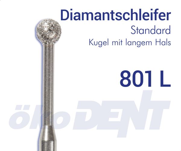 Standard-Diamant 801L - Kugel, mit langem Hals