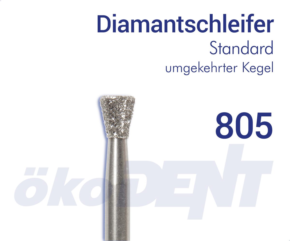 Standard-Diamant 805 - umgekehrter Kegel – ökoDENT, Rotierende Instrumente Labor