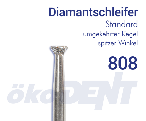 Standard-Diamant 808 - umgekehrter Kegel, spitzer Winkel