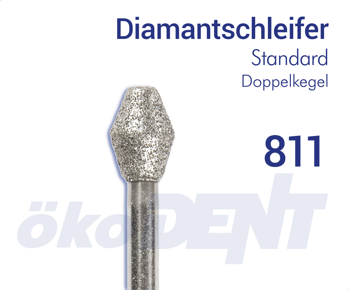 Standard-Diamant 811 - Doppelkegel – ökoDENT, Rotierende Instrumente Labor