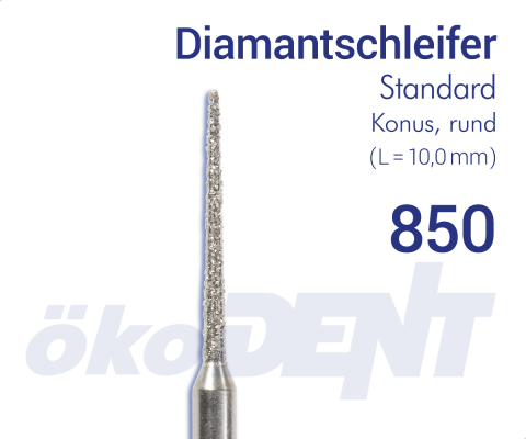 Standard-Diamant 850 - Konus, rund – ökoDENT, Diamanten