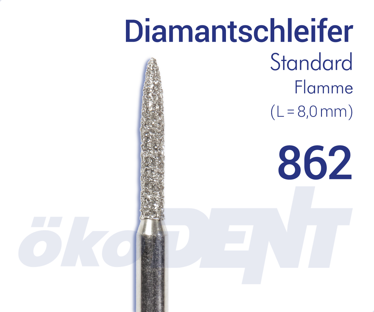 Standard-Diamant 862 - Flamme – ökoDENT, Diamanten