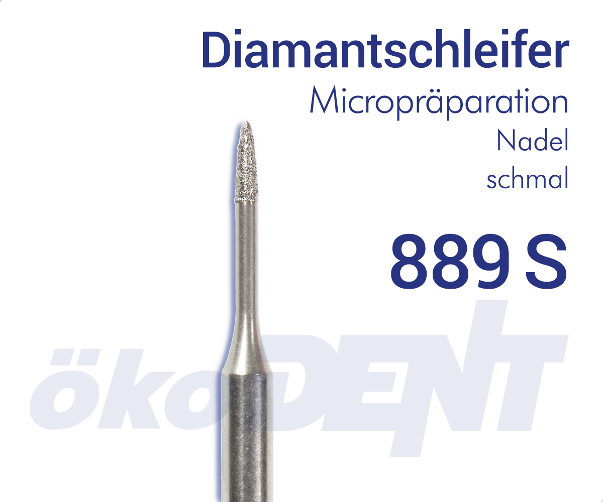 Micro-Diamant 889S - Nadel, schmal – ökoDENT, Diamanten