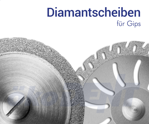 Diamantscheiben für Gips – ökoDENT, Diamant- und Trennscheiben