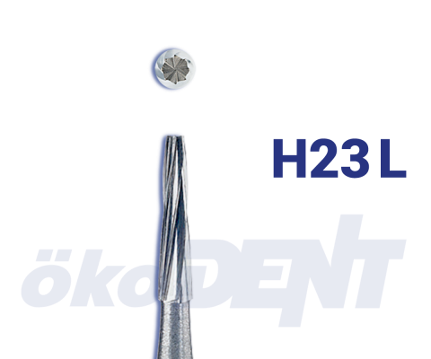 Hartmetall-Bohrer H23 L – ökoDENT, Rotierende Instrumente Labor