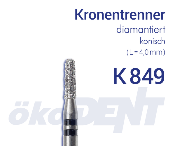 Diamant-Kronentrenner K849 - Konus, rund
