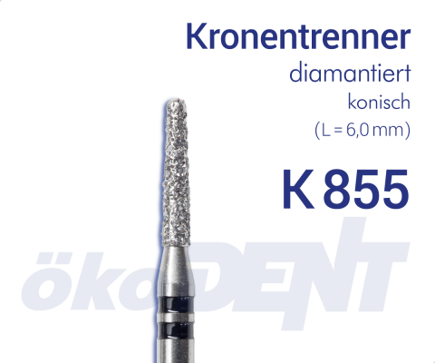Diamant-Kronentrenner K855 - Konus, rund