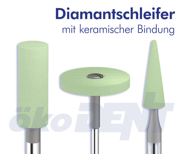 Diamantschleifer mit keramischer Bindung