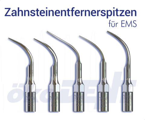 Zahnsteinentfernerspitzen (EMS kompatibel) – ökoDENT, PA-Chirurgie