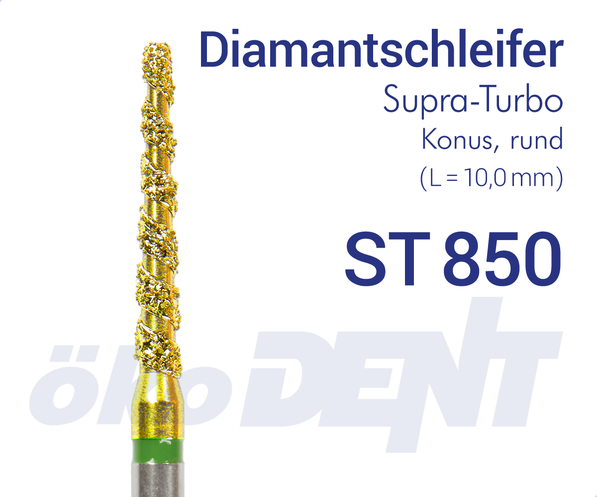 Supra-Turbo Diamant ST850 - Konus, rund – ökoDENT, Diamanten