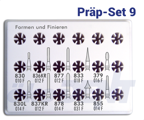 Präp-Set 9 - zum Formen und Finieren – ökoDENT, Polierer