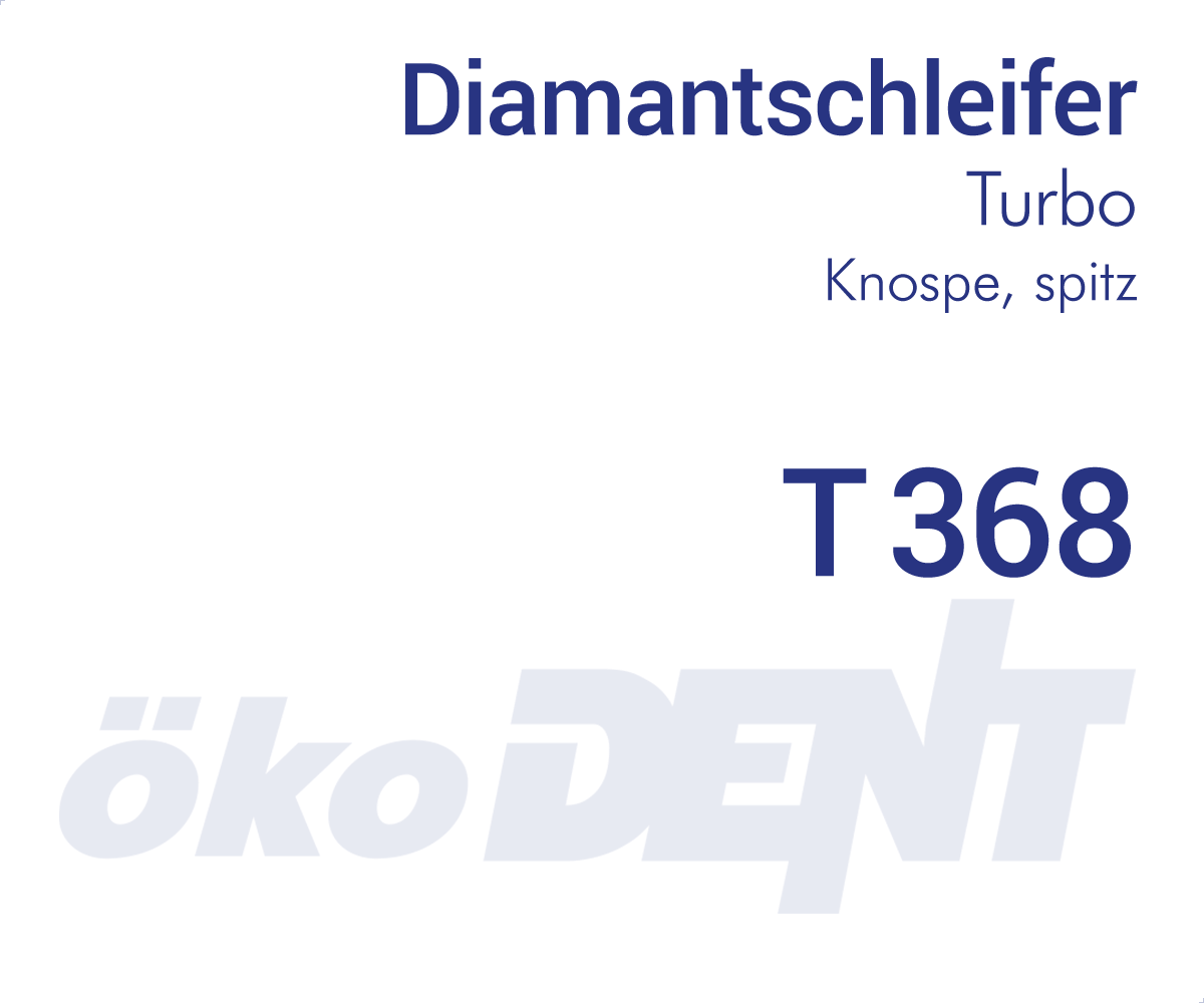 Turbo-Diamant T368 - Knospe, spitz – ökoDENT, Diamanten