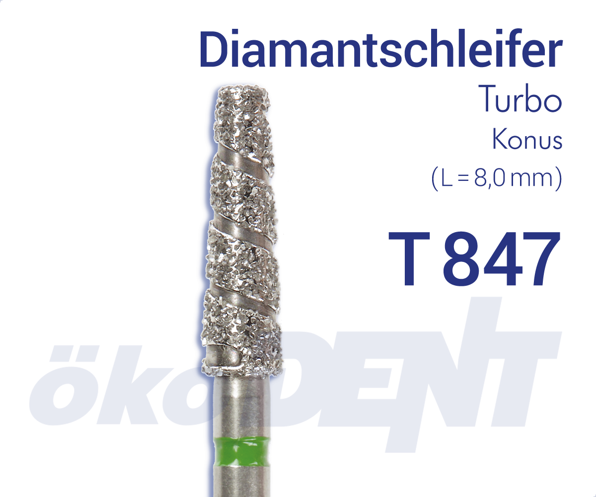 Turbo-Diamant T847 - Konus – ökoDENT, Diamanten