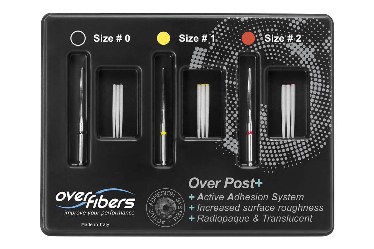 Over Post+ Zirkonium-Glasfaserstift (PP700–PP703, Nachfüllstifte) – OVERFIBERS SRL, Stiftsysteme