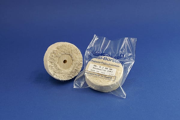 Plüschmulle, Baumwollgarn mit Holzkern, Ø 50 mm – POLIRAPID – DR. MONTEMERLO GMBH & CO KG, Polierscheiben und -streifen