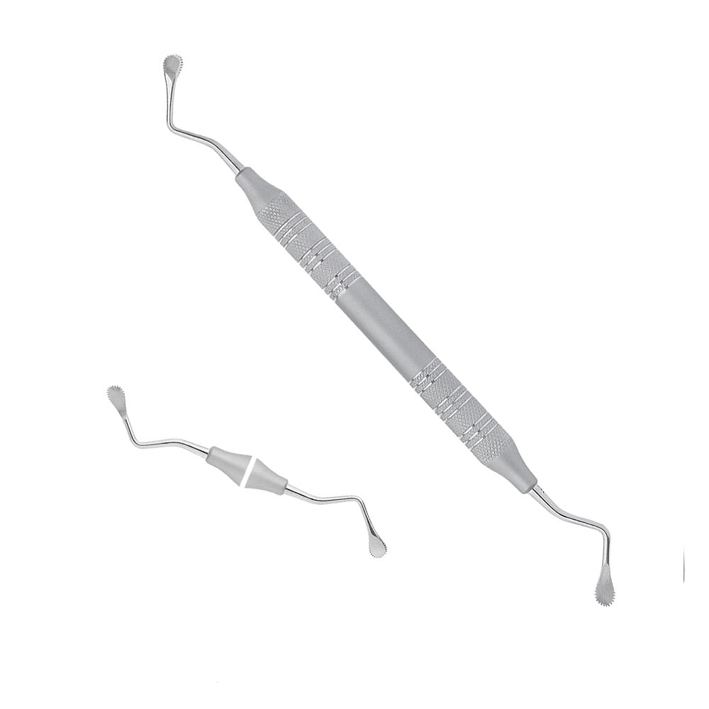 Lucas Knochenlöffel mikrogezahnt 5 mm – Precision Dental, Chirurgische Instrumente