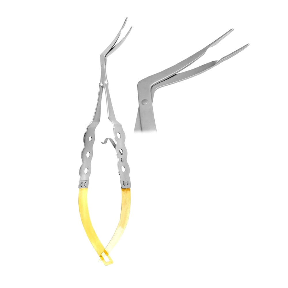 Tunneling-Gewebetransplantat-Pinzette, gebogen rechts – Precision Dental, Chirurgische Instrumente