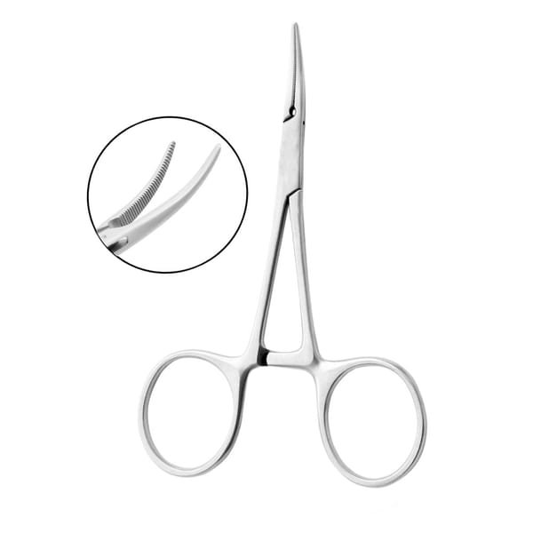 Hartmann Baby-Mosquito-Klemme 9 cm gebogen