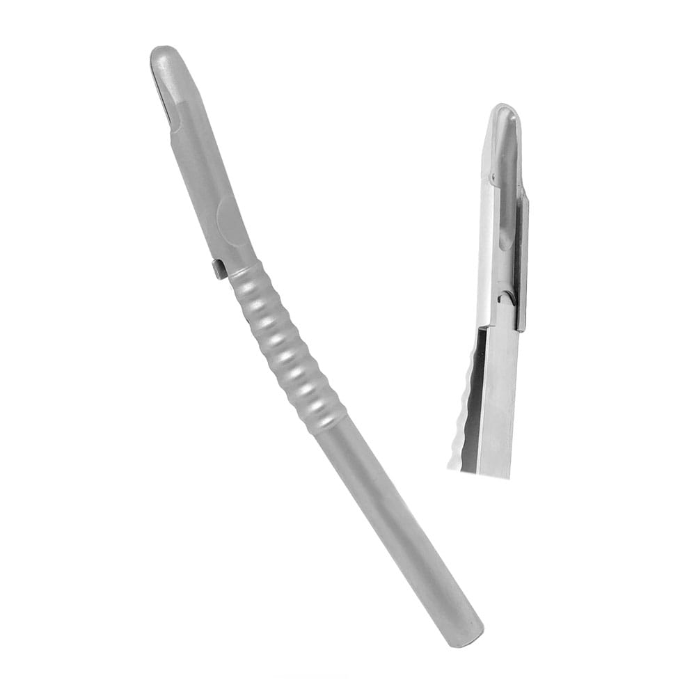 Knochenschaber gebogen – Präzisions-Knochenentnahme-Instrument – Precision Dental, Chirurgische Instrumente