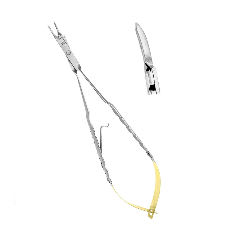 Micro Needle Holder Cutting Edge, Thumb-Lock, CVD 18cm – Precision Dental, Chirurgische Instrumente