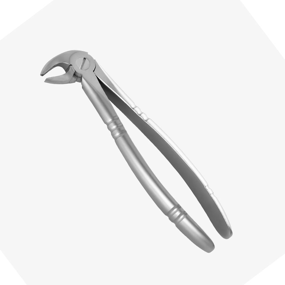 Extraktionszange mit rutschfestem Profil für untere Schneidezähne, Eckzähne und Prämolaren – Precision Dental, Extraktionszangen