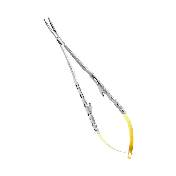 Castro-Viejo Needle Holder Twist Joint, Curved 18cm TC