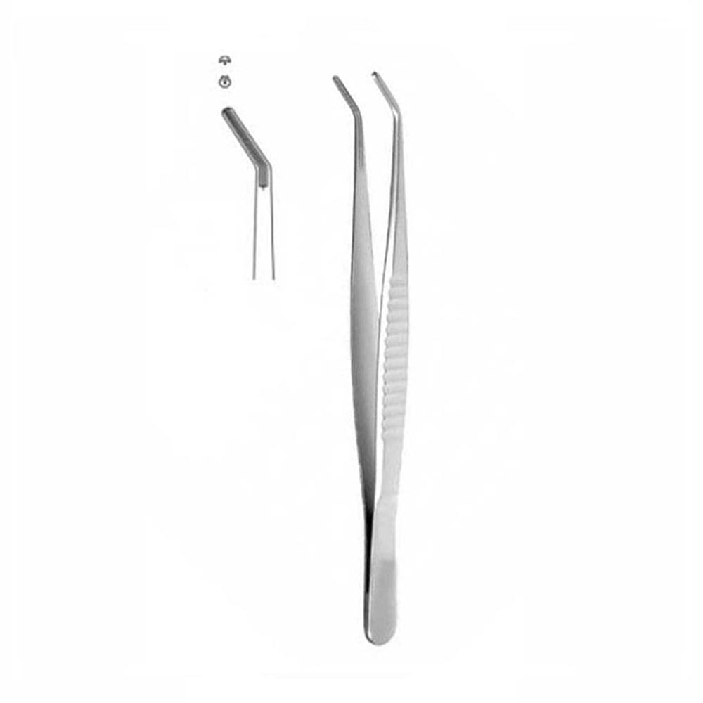Gewebezange, DeBakey, gebogen, 15 cm – Precision Dental, Pinzetten