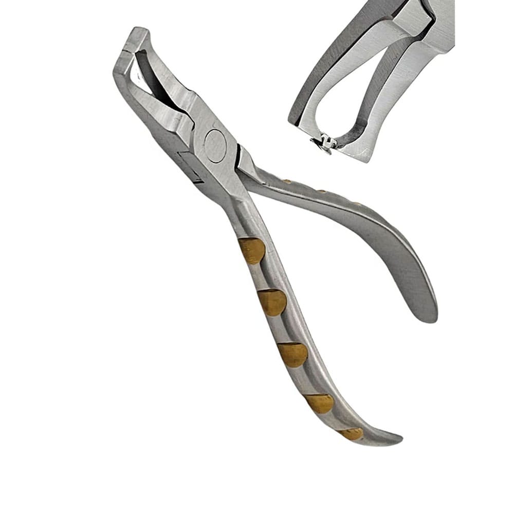 Bracket-Entfernerzange mit gebogener Spitze – Precision Dental, Zangen