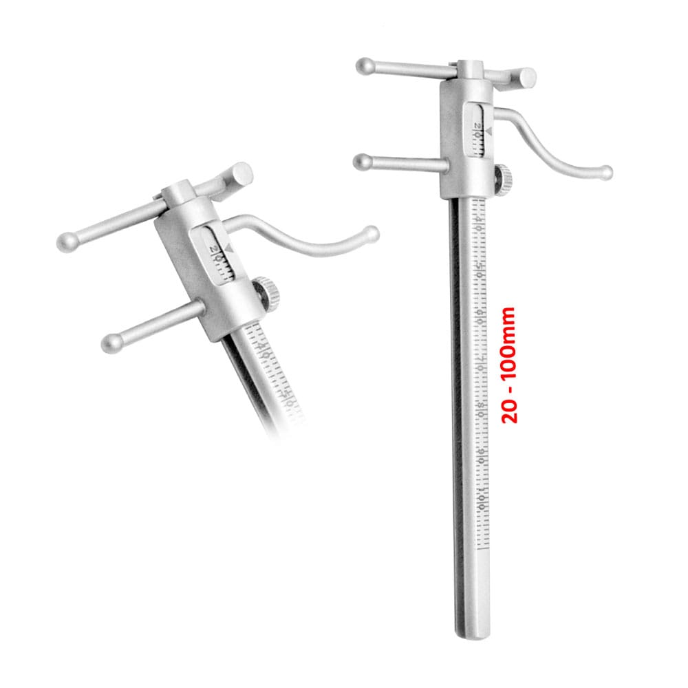 VDO-Messlehre 20–100 mm – Precision Dental, Systemunabhängige Instrumente und Zubehör