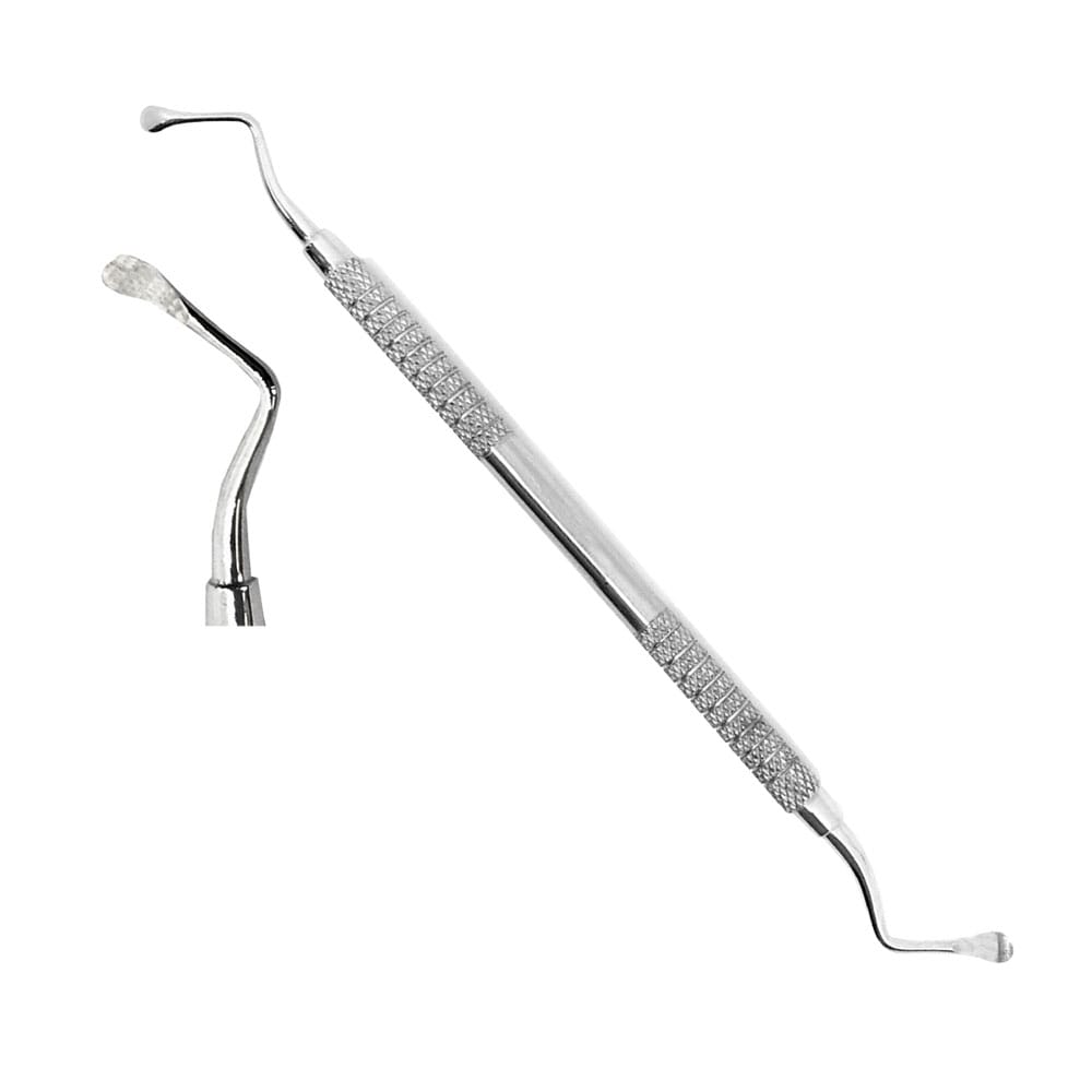 Lucas Knochenlöffel 4 mm, ungezahnt – Precision Dental, Chirurgische Instrumente