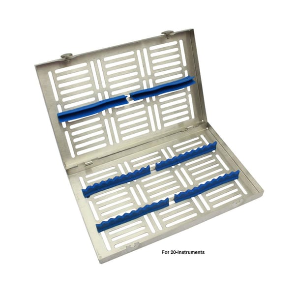 Sterilisationskassette für 20 Dentalinstrumente