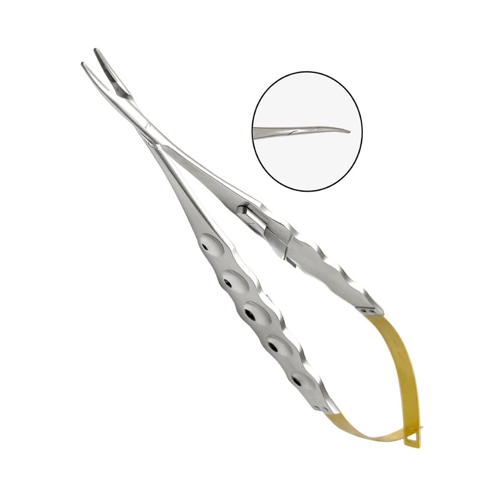 Castroviejo Needle Holder 18cm CVD, Wide Handle Grip TC – Precision Dental, Chirurgische Instrumente