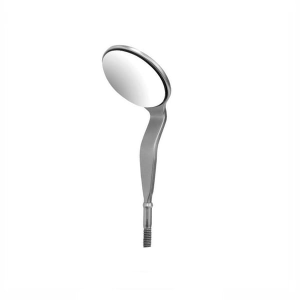 Mundspiegel beidseitig Rhodium-Frontspiegel Ø 22 mm