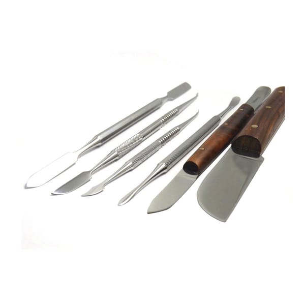 Gipsmesser, Fahen Small, Zementspatula, Zahle, Beale, LeCron – 6er-Set